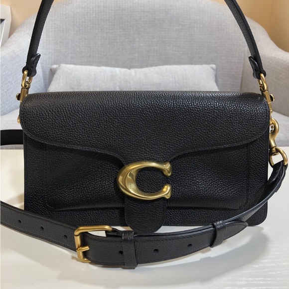 Meet the Posher Handbags - Coach Tabby 26 Black Leather Shoulder Crossbody